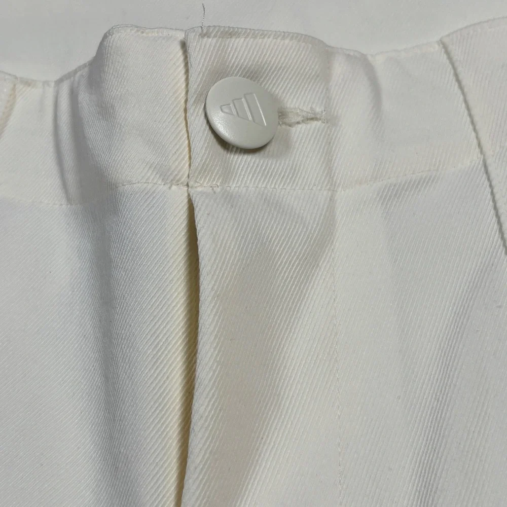 Adidas Go-To Prog‎ Pant Mens 36x32 Ivory Loose Fit Straight Leg Golf IQ2966 NWT